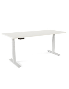 MESA 180CM REGULABLE EN ALTURA ELECTRICAMENTE. TABLERO COLOR BLANCO ROCADA 2003XCR04