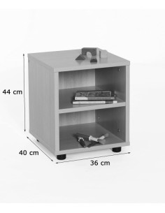 MUEBLE SUPERBAJO ESTANTERÍA 360 HAYA MOBEDUC 600109HP18 2