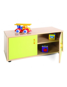 MUEBLE SUPERBAJO ARMARIO 2 ESTANTES HAYA MOBEDUC 600102HPS18