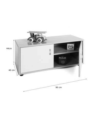 MUEBLE SUPERBAJO ARMARIO 2 ESTANTES HAYA...