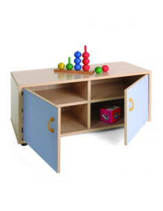 MUEBLE SUPERBAJO ARMARIO 4 CASILLAS HAYA MOBEDUC 600104HPS18