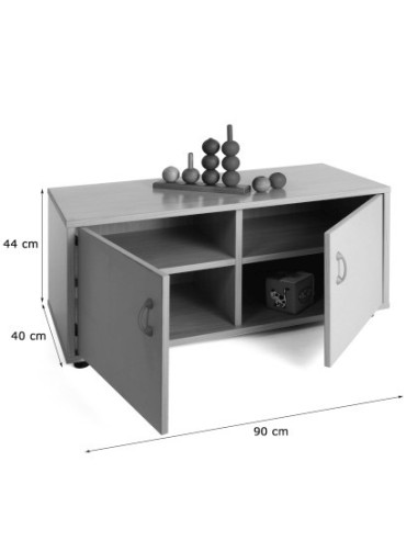 MUEBLE SUPERBAJO ARMARIO 4 CASILLAS HAYA...