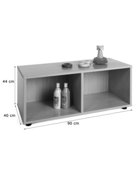 MUEBLE SUPERBAJO 2 CASILLAS HAYA MOBEDUC 600105HP18