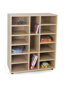 MUEBLE INTERMEDIO 15 CASILLAS HAYA MOBEDUC 600811HP18