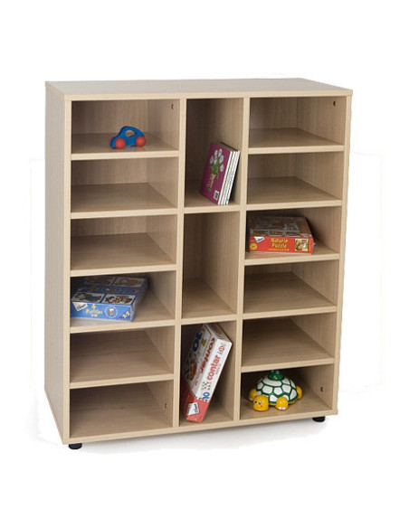 MUEBLE INTERMEDIO 15 CASILLAS HAYA MOBEDUC 600811HP18