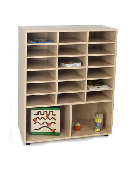 MUEBLE INTERMEDIO 2 CASILLAS Y CASILLERO HAYA MOBEDUC 600813HP18