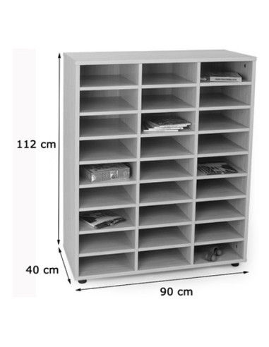 MUEBLE INTERMEDIO 27 CASILLAS HAYA MOBEDUC...