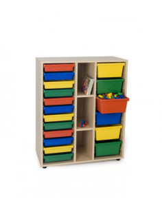 MUEBLE INTERMEDIO CUBETERO 2 COLUMNAS 900 HAYA MOBEDUC 600819HP18