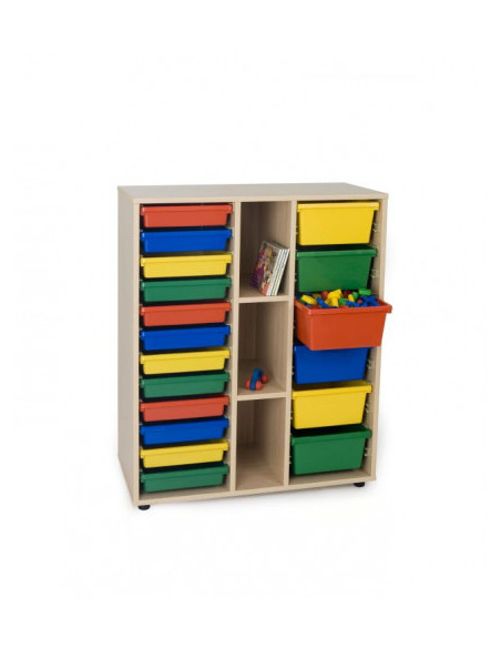 MUEBLE INTERMEDIO CUBETERO 2 COLUMNAS 900 HAYA MOBEDUC 600819HP18