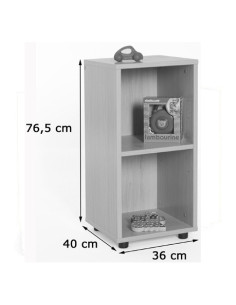 MUEBLE BAJO ESTANTERÍA 360 HAYA MOBEDUC 600215HP18 2