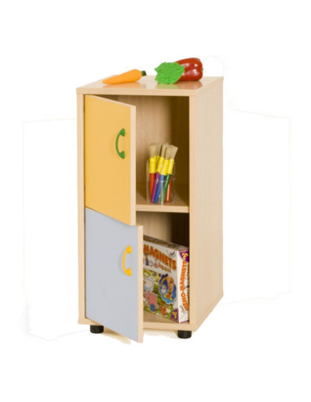 MUEBLE BAJO ARMARIO 2 PUERTAS 360 HAYA MOBEDUC 600217HPS18