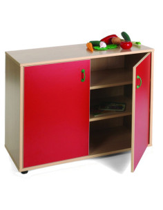 MUEBLE BAJO ARMARIO 3 ESTANTES HAYA MOBEDUC 600202HPS18