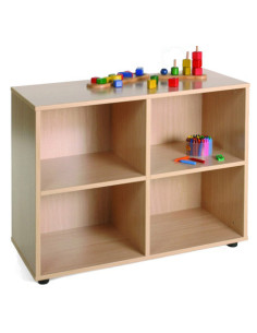 MUEBLE BAJO 4 CASILLAS HAYA MOBEDUC 600203HP18