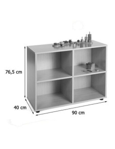 MUEBLE BAJO 4 CASILLAS HAYA MOBEDUC 600203HP18 2