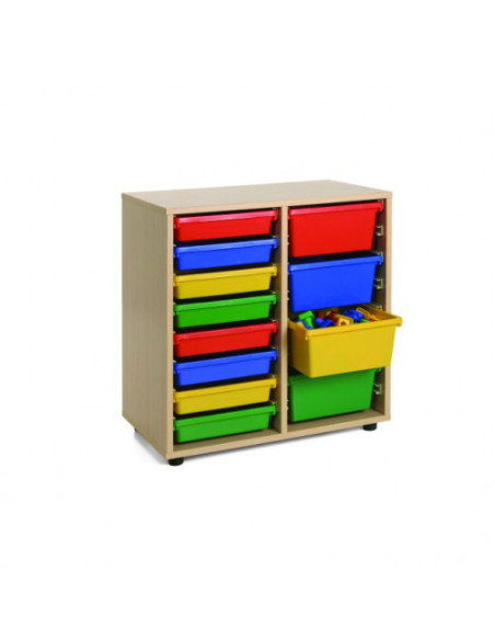 MUEBLE BAJO CUBETERO 2 COLUMNAS 700 HAYA MOBEDUC 600210HP18