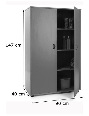 MUEBLE MEDIO ARMARIO 2 PUERTAS HAYA MOBEDUC...