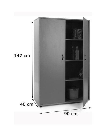 MUEBLE MEDIO ARMARIO 2 PUERTAS HAYA MOBEDUC 600302HPS18