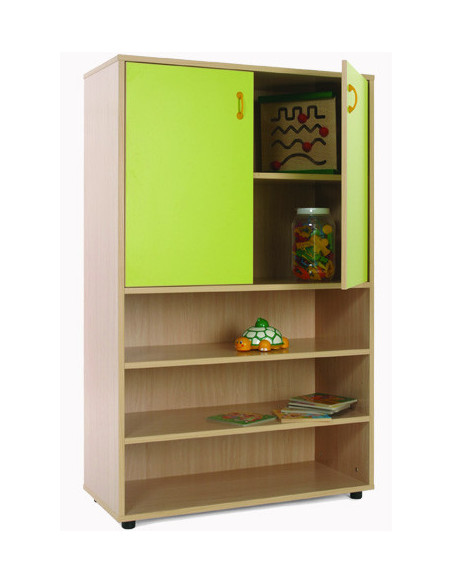 MUEBLE MEDIO ESTANTERÍA Y ARMARIO HAYA MOBEDUC 600304HPS18