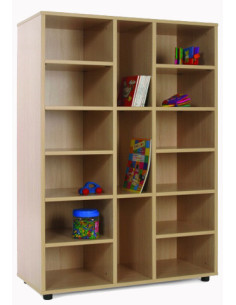 MUEBLE MEDIO 15 CASILLAS HAYA MOBEDUC 600308HP18