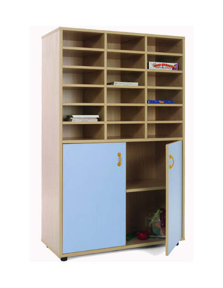 MUEBLE MEDIO ARMARIO Y CASILLERO HAYA MOBEDUC 600310HPS18