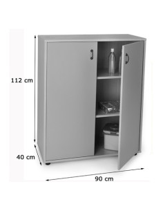 MUEBLE INTERMEDIO ARMARIO 3 ESTANTES HAYA MOBEDUC 600802HPS18 2