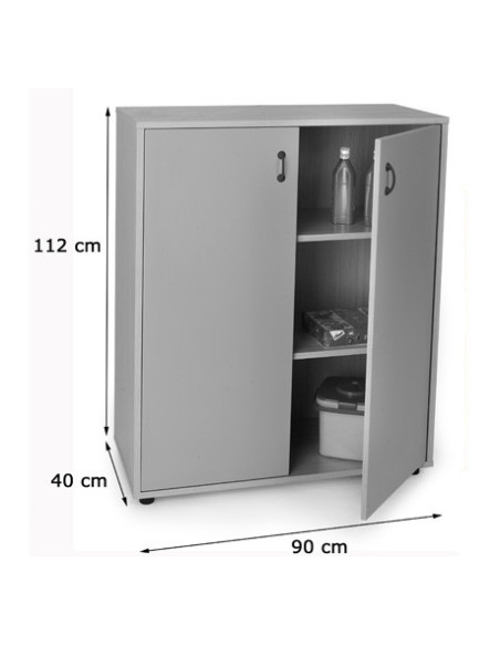 MUEBLE INTERMEDIO ARMARIO 3 ESTANTES HAYA MOBEDUC 600802HPS18