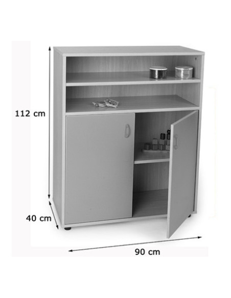 MUEBLE INTERMEDIO ARMARIO Y ESTANTERÍA  HAYA MOBEDUC 600803HPS18