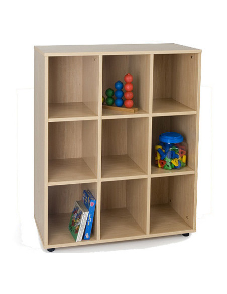 MUEBLE INTERMEDIO 9 CASILLAS HAYA MOBEDUC 600807HP18