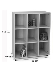 MUEBLE INTERMEDIO 9 CASILLAS HAYA MOBEDUC 600807HP18 2