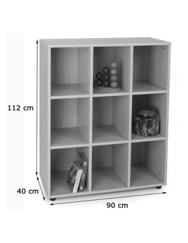 MUEBLE INTERMEDIO 9 CASILLAS HAYA MOBEDUC...