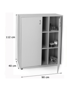 MUEBLE INTERMEDIO ARMARIO 9 CASILLAS HAYA MOBEDUC 600808HPS18 2