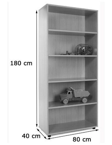 MUEBLE ALTO ESTANTERÍA HAYA MOBEDUC 600401HP18