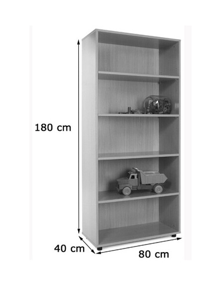 MUEBLE ALTO ESTANTERÍA HAYA MOBEDUC 600401HP18