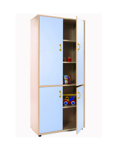 MUEBLE ALTO ARMARIO 4 PUERTAS HAYA MOBEDUC 600403HPS18