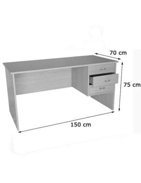 MESA PROFESOR CAJONES HAYA MOBEDUC 600502HPS18