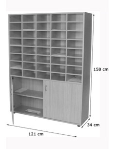 MUEBLE ORGANIZADOR PROFESORES HAYA MOBEDUC 600504HPS18 2