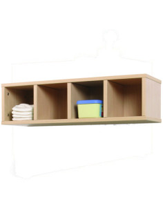 MUEBLE CASILLERO 4 CASILLAS 80-22 HAYA MOBEDUC 600702H18