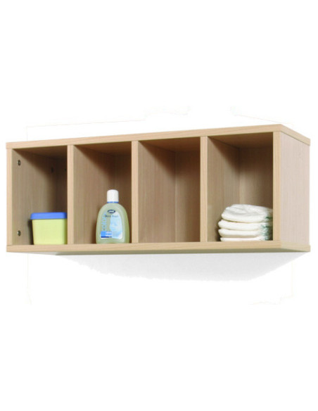 MUEBLE CASILLERO 4 CASILLAS 80-30 HAYA MOBEDUC 600704H18