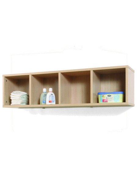 MUEBLE CASILLERO 4 CASILLAS 120-30 HAYA MOBEDUC 600705H18