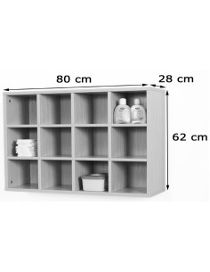 MUEBLE CASILLERO 12 CASILLAS 80-62 HAYA MOBEDUC 600707H18 2