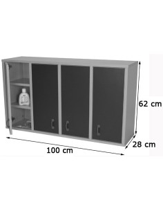 MUEBLE CASILLERO 12 CASILLAS CON PUERTA HAYA MOBEDUC 600713HS18 2