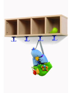 MUEBLE PERCHERO 4 CASILLAS 80-22 HAYA MOBEDUC 600604H18