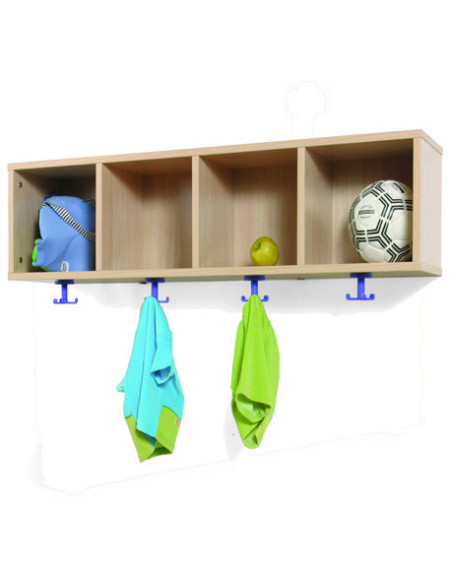 MUEBLE PERCHERO 4 CASILLAS 120-30 HAYA MOBEDUC 600606H18