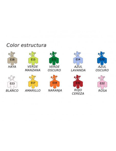 PERCHERO PERCHAS COLORES HAYA MOBEDUC 600646H18
