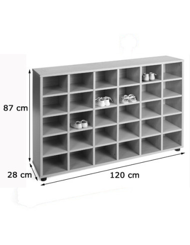 MUEBLE ZAPATERO HAYA MOBEDUC 600603