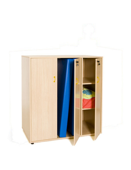 MUEBLE PARA GUARDAR COLCHONETAS Y COMPLEMENTOS HAYA MOBEDUC 600627HPC18