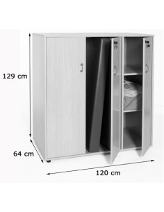 MUEBLE PARA GUARDAR COLCHONETAS Y COMPLEMENTOS HAYA MOBEDUC 600627HPC18 2
