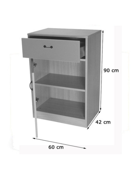 MUEBLE VAJILLERO (FONDO 42 CM) HAYA MOBEDUC 600637HPS18