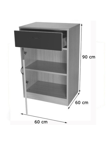 MUEBLE VAJILLERO (FONDO 60 CM) HAYA MOBEDUC...