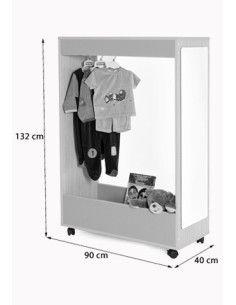 MUEBLE DE DISFRACES ABIERTO HAYA MOBEDUC 602002HR18 2